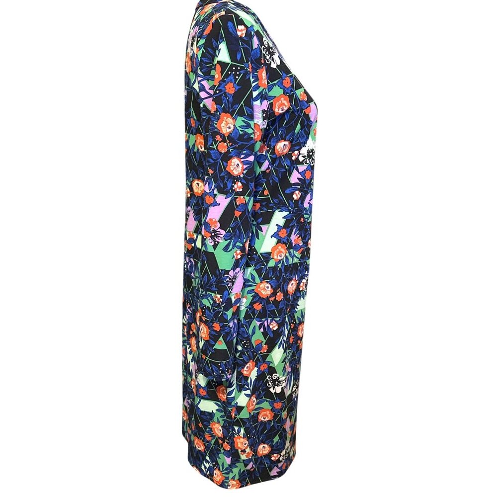 LuLaRoe Womens Long Sleeve Floral Print Dress Medium - Picture 3 of 6